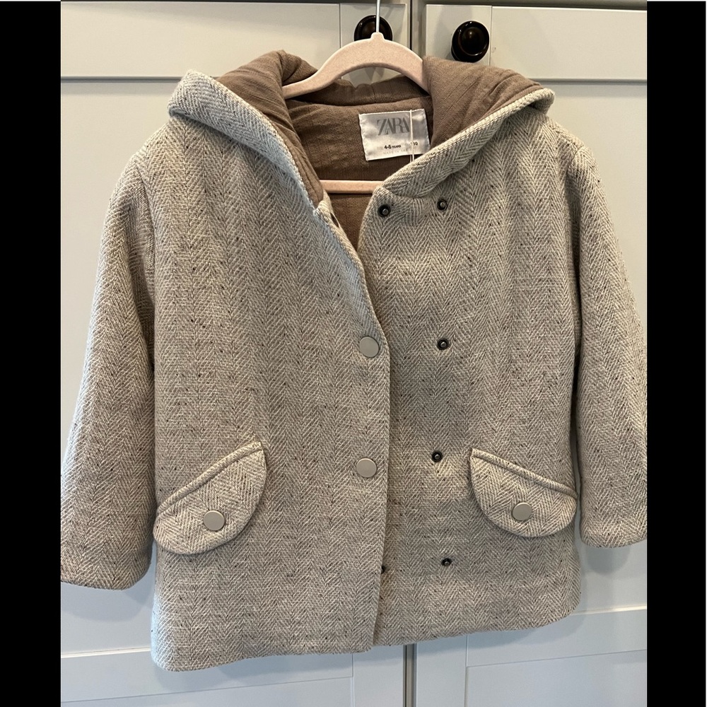 Zara Kids - unisex coat size 4-5